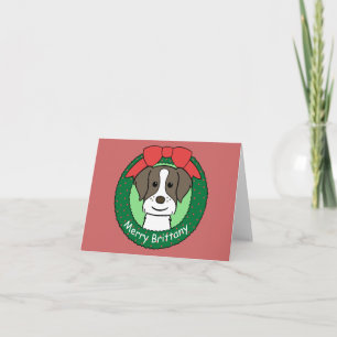 Navidad del perro de aguas de Bretaña