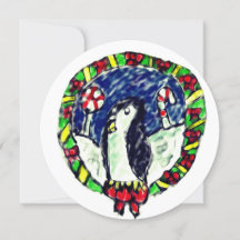 navidad del pingüino