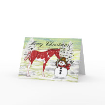 Navidad del potro y del muñeco de nieve