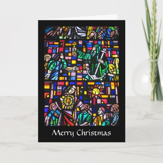 navidad del vitral (Anverso)