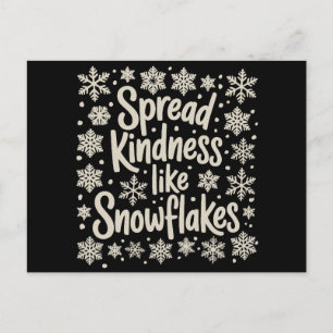 Navidad Difunde Amabilidad Como Copos de Nieve Xma