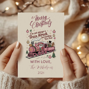 Navidad divertida con Santa tren descarrilado