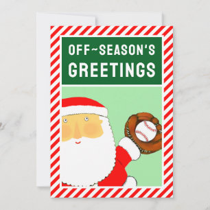 Navidad divertida de béisbol