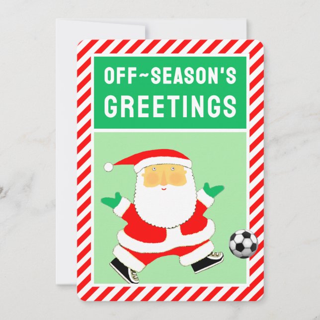 Navidad divertida de fútbol (Anverso)