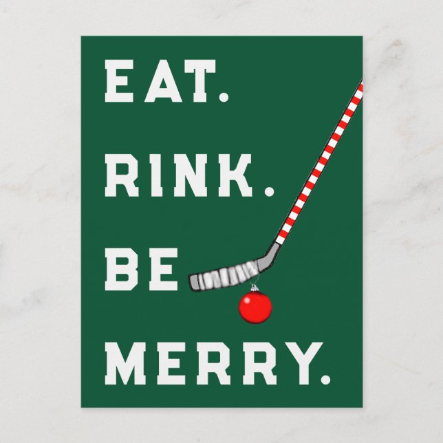 Navidad divertida de hockey (Anverso)