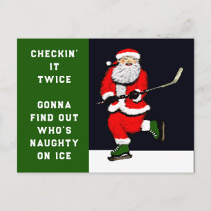 Navidad divertida de hockey