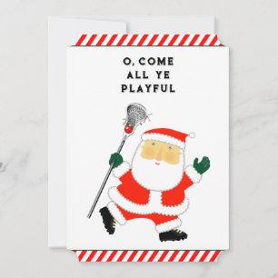 Navidad divertida de lacrosse