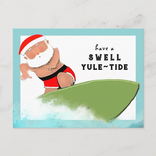 Navidad divertida de surf (Anverso)