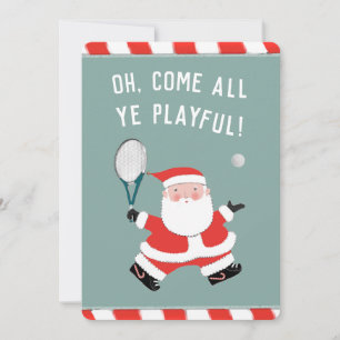 Navidad divertida de tenis
