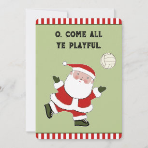 Navidad divertida de voleibol