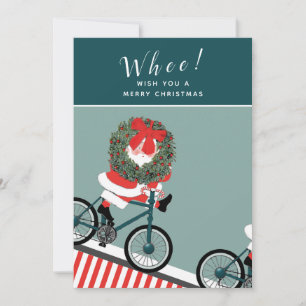 Navidad divertida en bicicleta