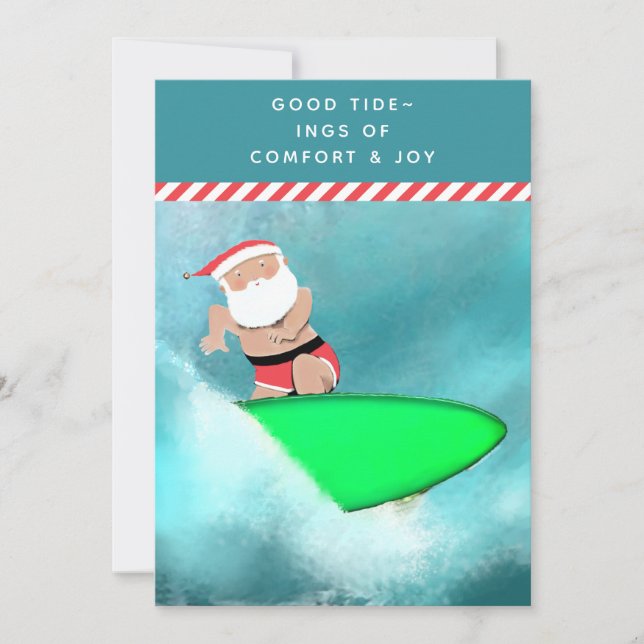 Navidad divertida en la playa (Anverso)