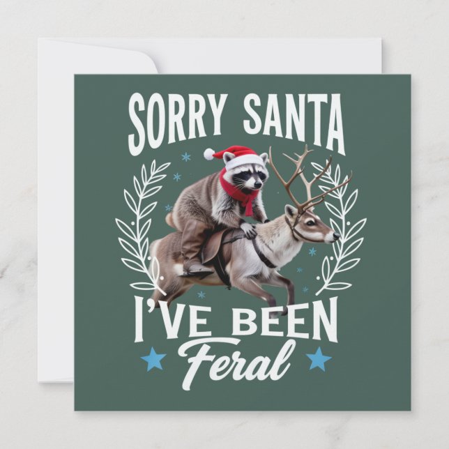 Navidad Divertida Lo siento Santa He sido un Mapac (Anverso)