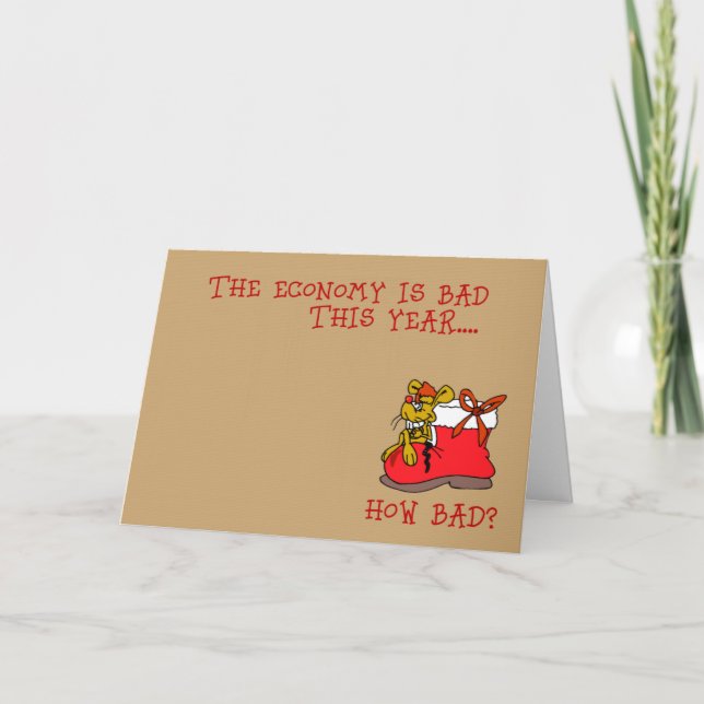 Navidad divertido de la economía (Anverso)