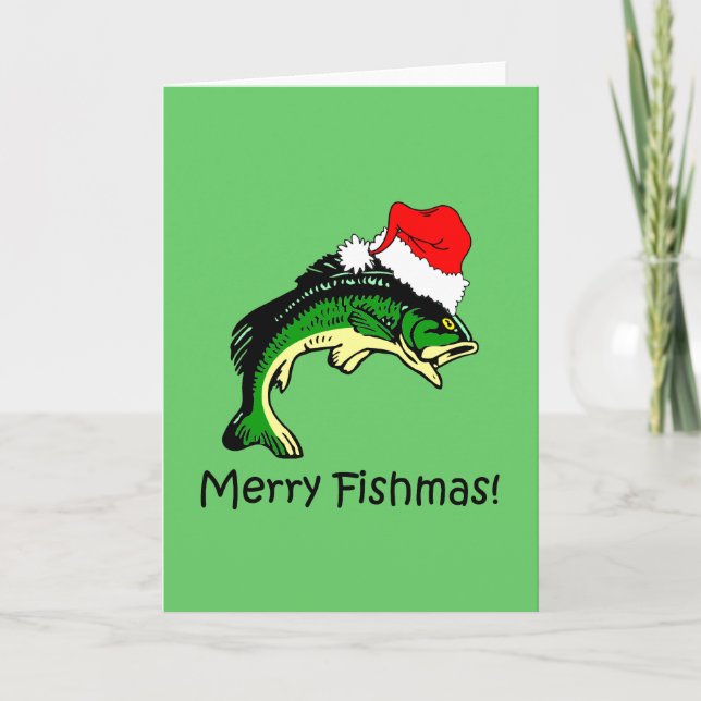 Navidad divertido de la pesca (Anverso)