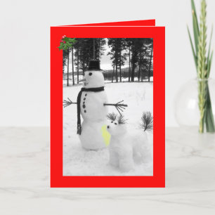 Navidad divertido del muñeco de nieve