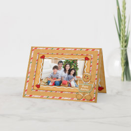 Navidad doblado hombre de pan de jengibre de la