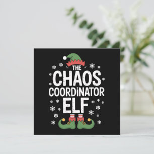 Navidad El Elfo Coordinador Del Caos Xmas Familia 
