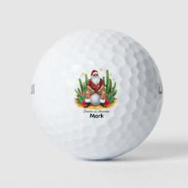 Navidad en Arizona con Papá Noel en pelota de golf