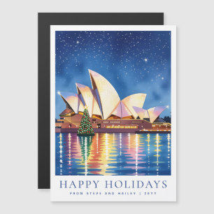 Navidad en Australia Sydney Tarjeta Magnética