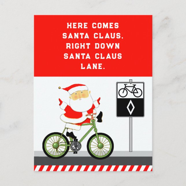 Navidad en bicicleta (Anverso)