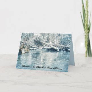 Navidad en el río de Beaverhead, Montana