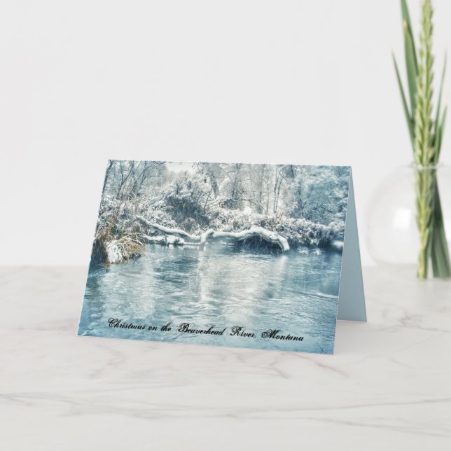 Navidad en el río de Beaverhead, Montana (Anverso)