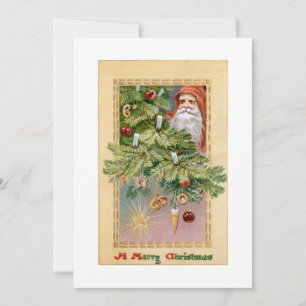 Navidad en el viejo mundo, padre de familia y árbo