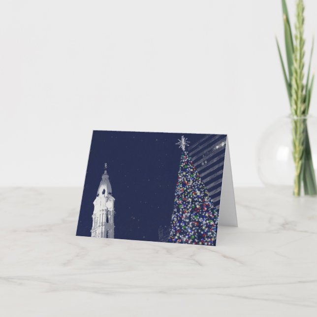 Navidad en Filadelfia con texto personalizable (Anverso)