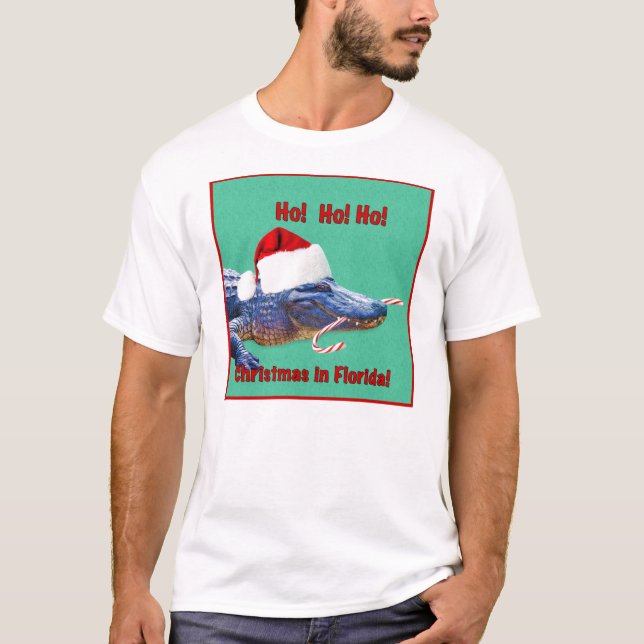 Navidad en la camiseta de la Florida (Anverso)