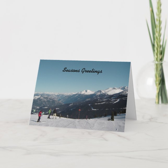 Navidad en la montaña Whistler (Anverso)