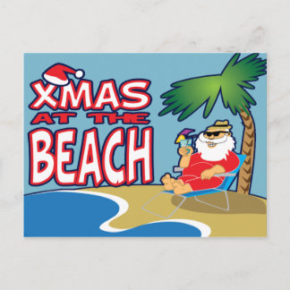 Navidad en la Playa-Postal