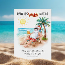 Navidad en la playa tropical