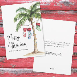 Navidad en la Playa Tropical