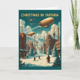 Navidad en la tarjeta de Tartaria Historia Alterna