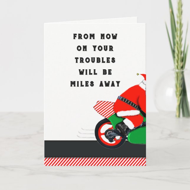 Navidad en motocicleta (Anverso)
