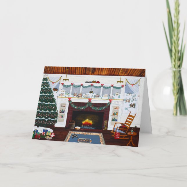 Navidad en Oregon Notecard (Anverso)