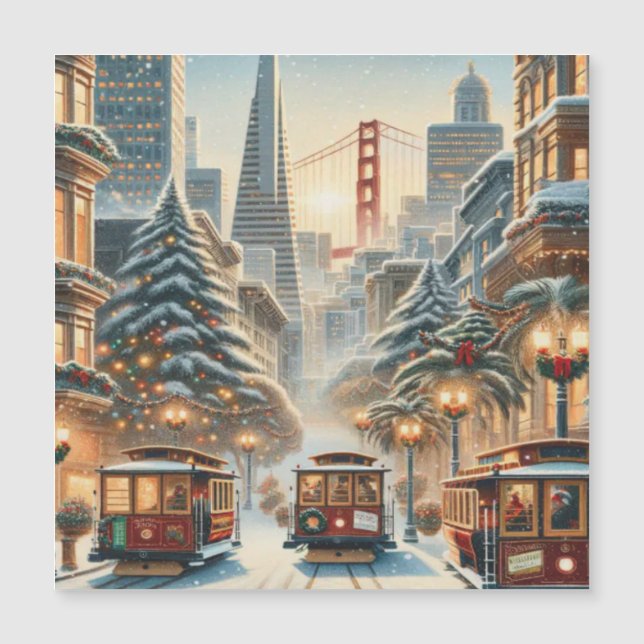 Navidad en San Francisco – Golden Gate (Anverso)