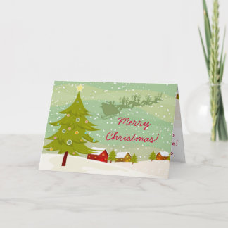 Navidad en una tarjeta de felicitación de la