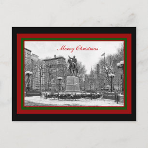 Navidad en Union Square de la ciudad de Nueva York
