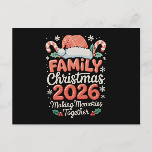Navidad Familiar 2026 Creando Recuerdos Juntos (Anverso)