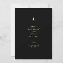 Navidad Familiar con Tipografía Minimalista Elegan