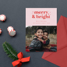 Navidad Familiar Retro Alegre y Brillante