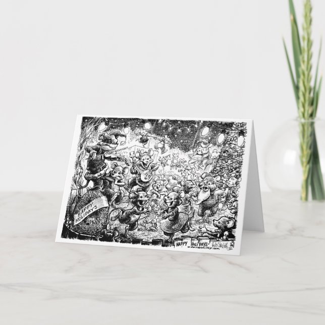 Navidad Felices de un ratón (Anverso)