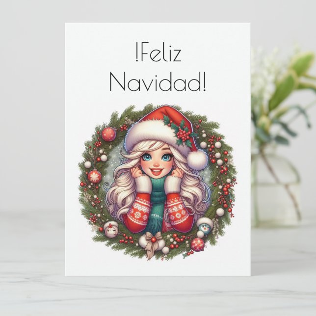Navidad Feliz (Anverso de pie)
