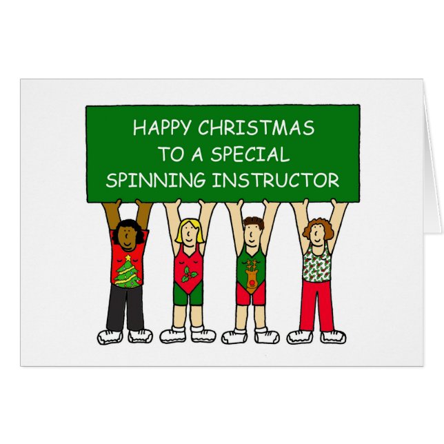 NAVIDAD FELIZ DE GIRO DEL INSTRUCTOR (Anverso (Horizontal))