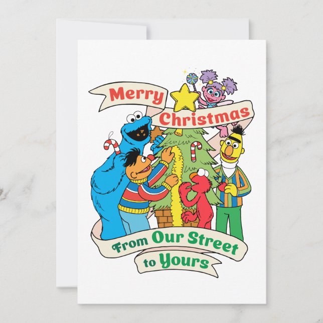 Navidad Feliz Fiesta de Sesame Street (Anverso)