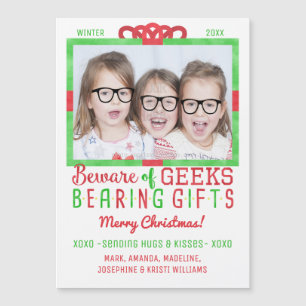 Navidad Foto familiar Funny Geeks Holiday