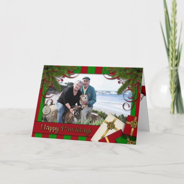 Navidad - foto feliz 3 de Pawlidays - de Williams (Anverso)