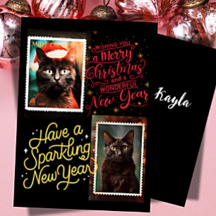 Navidad gato negro 